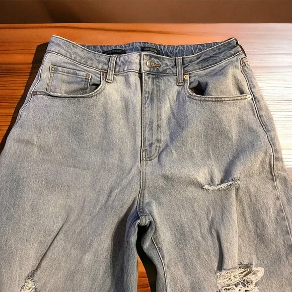 Wide Leg Wild Fable Jean Summer Staple Jean Intentionally Destroyed Super Comfy - Picture 3 of 13